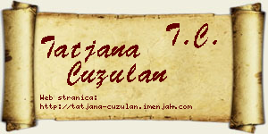 Tatjana Ćuzulan vizit kartica